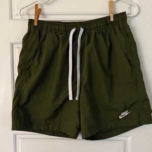 Nike Men's Olive Athletic Shorts